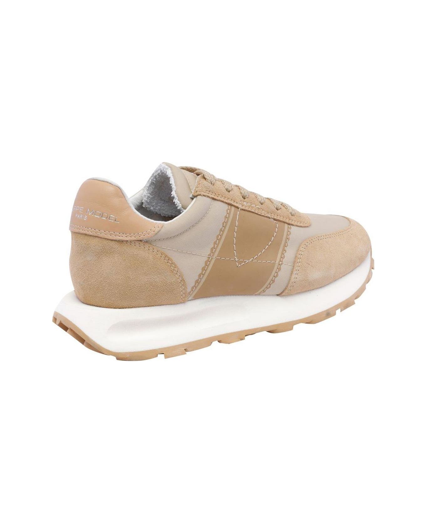 Philippe Model Tour Lace-up Sneakers - Beige