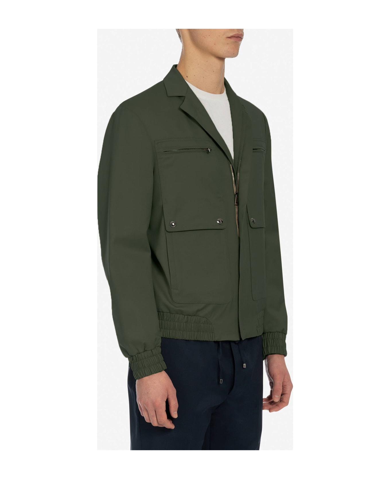 Larusmiani Jacket Croker Coat - Olive