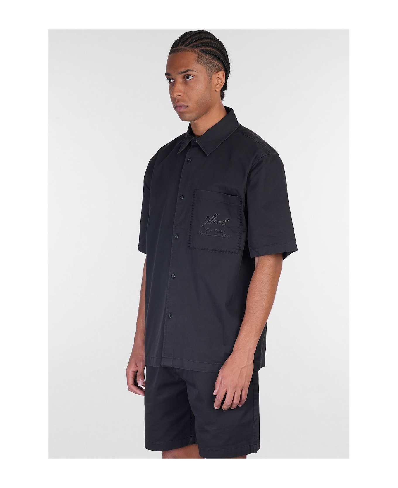 Axel Arigato Shirt In Black Cotton - black