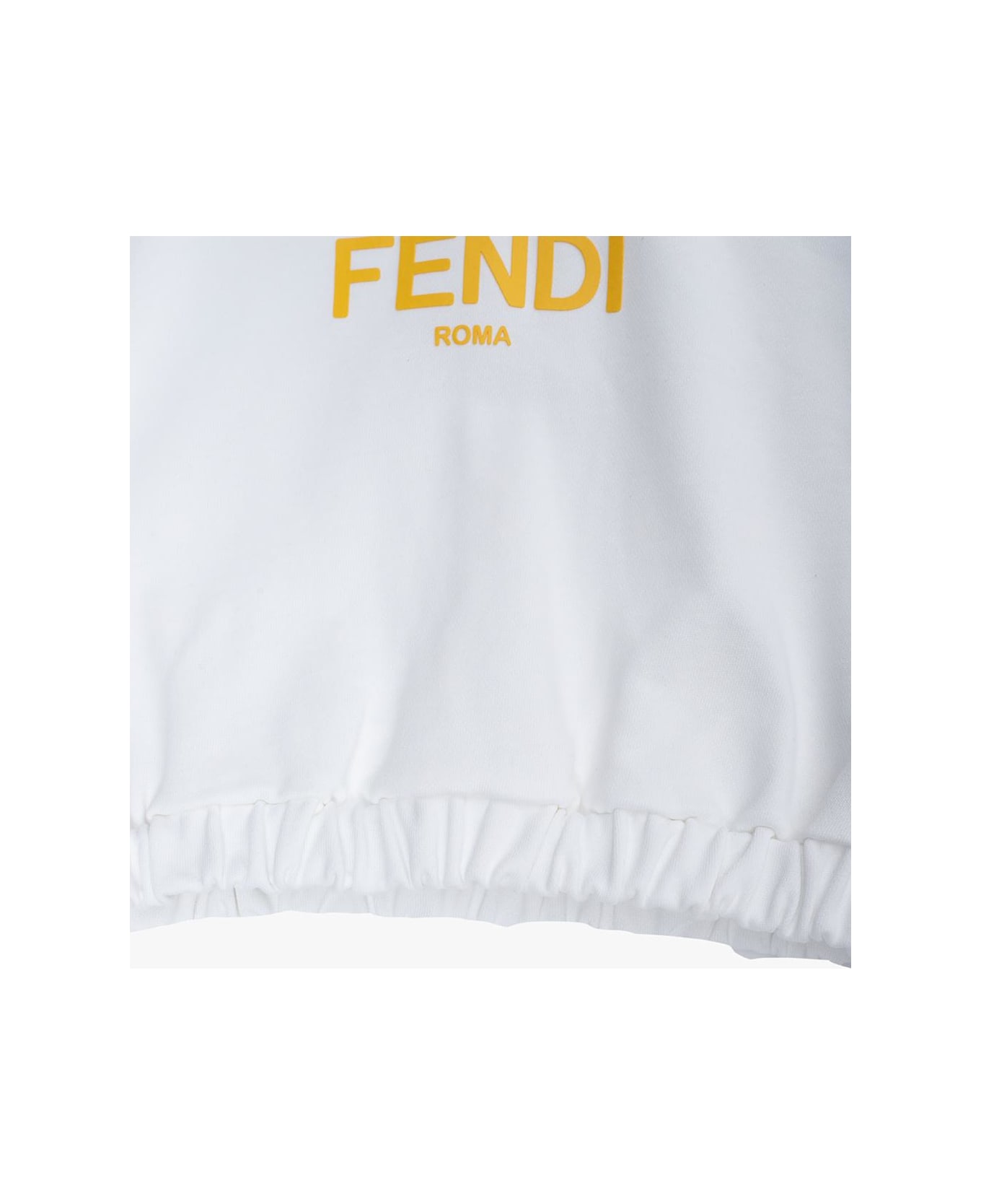 Fendi Hoodie With Logo - Gesso