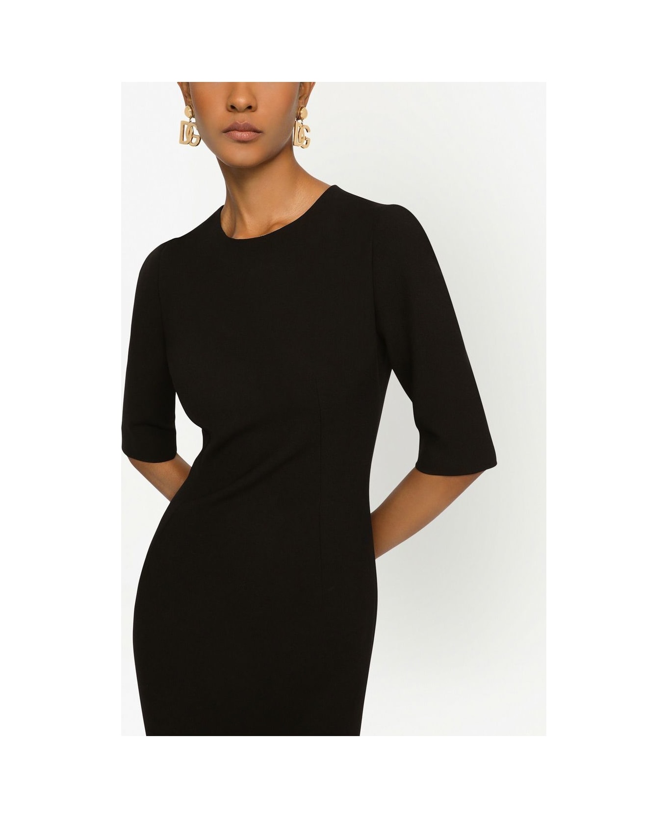 Dolce & Gabbana Dolce &amp; Gabbana Midi Dress - Black