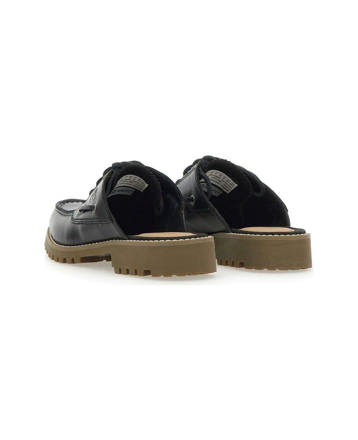 Timberland Noreen Lace-up Slippers - Black フラットシューズ
