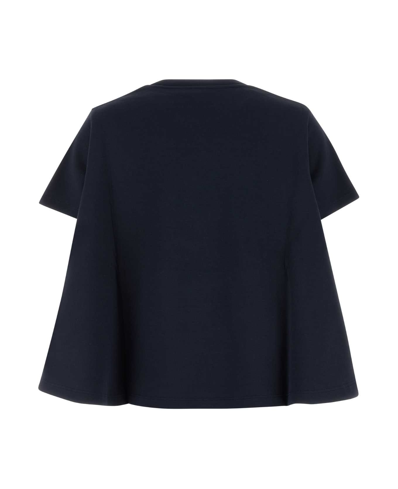 Loewe Midnight Blue Cotton Blend T-shirt - DARKNAVYBLUE