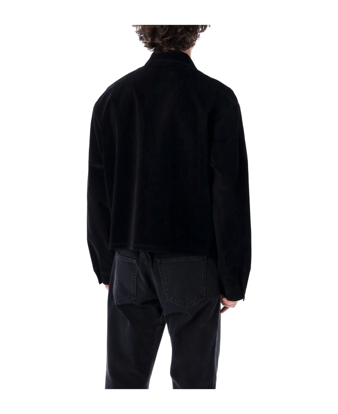 Prada Velvet Denim Jacket | italist