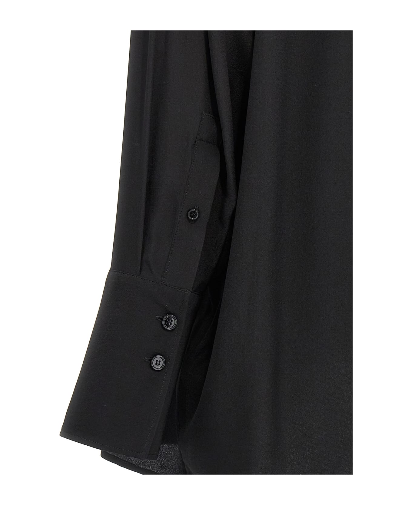 Givenchy V Lavalier Blouse - BLACK シャツ