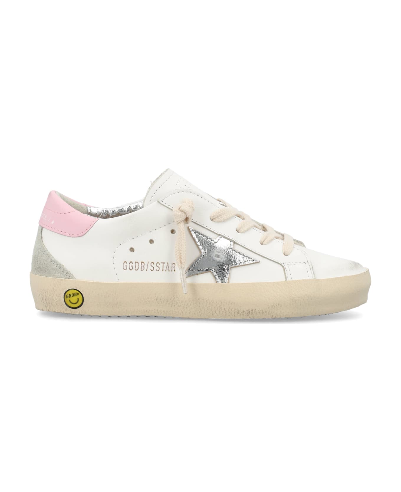 Golden Goose Super-star Classic Sneakers - WHITE/SILVER/ICE