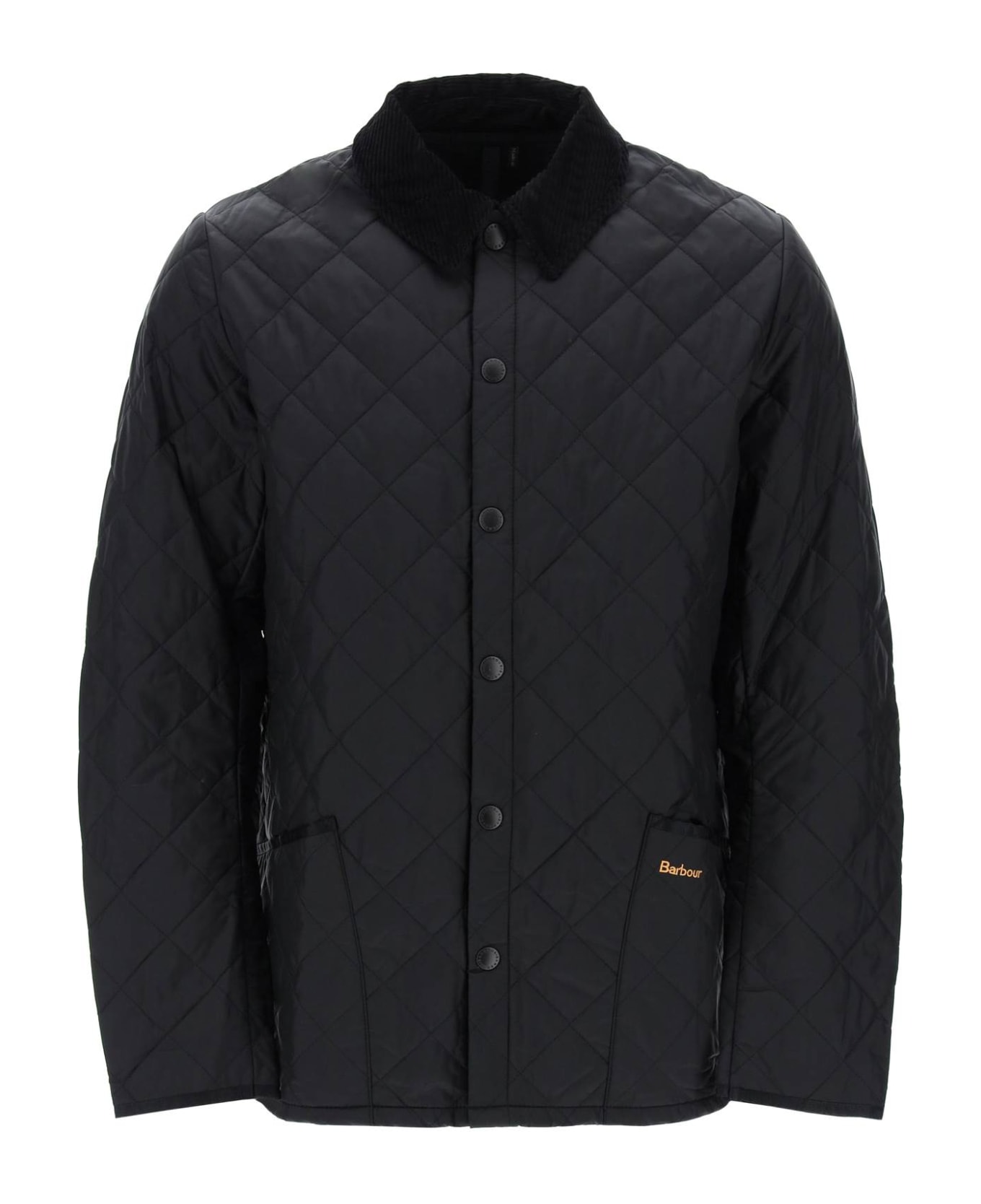 Barbour Heritage Liddesdale Quilted Jacket - BLACK (Black) ジャケット