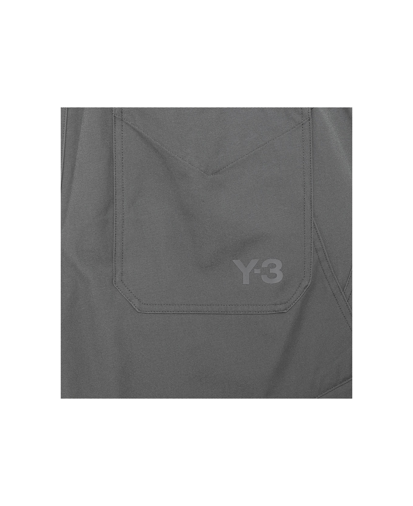 Y-3 Adidas Y-3 Wrkwr Pants - Grey ボトムス