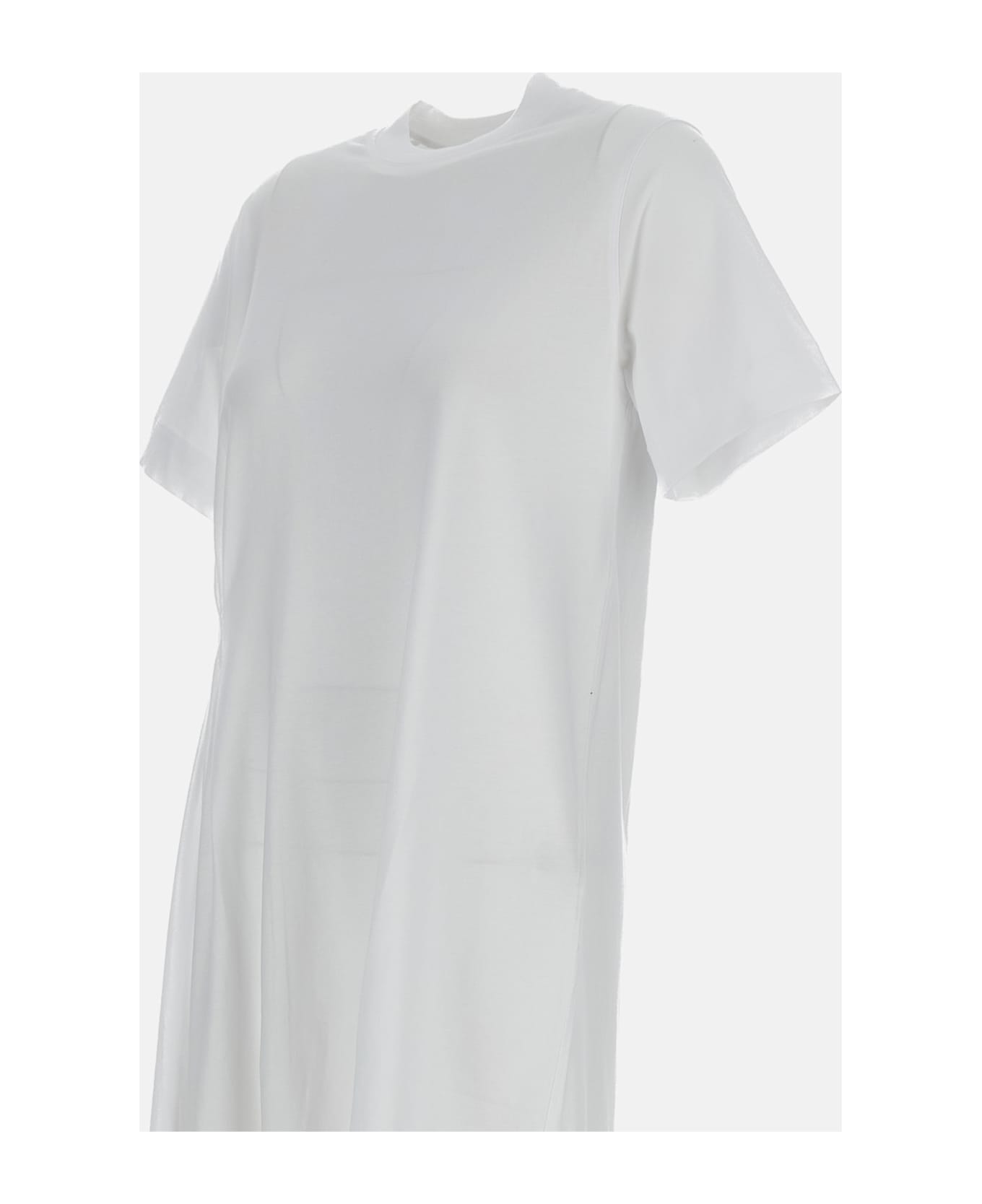 Loulou Studio Igari Asymmetric Pleated Dress - White