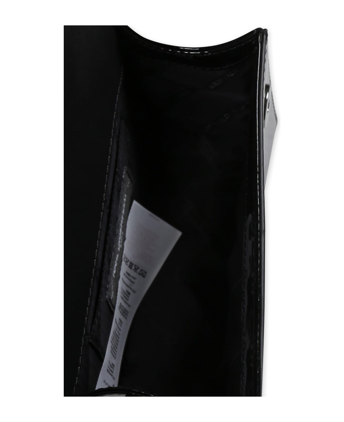 Karl Lagerfeld Kids Black Bag For Girl With Logo - Black