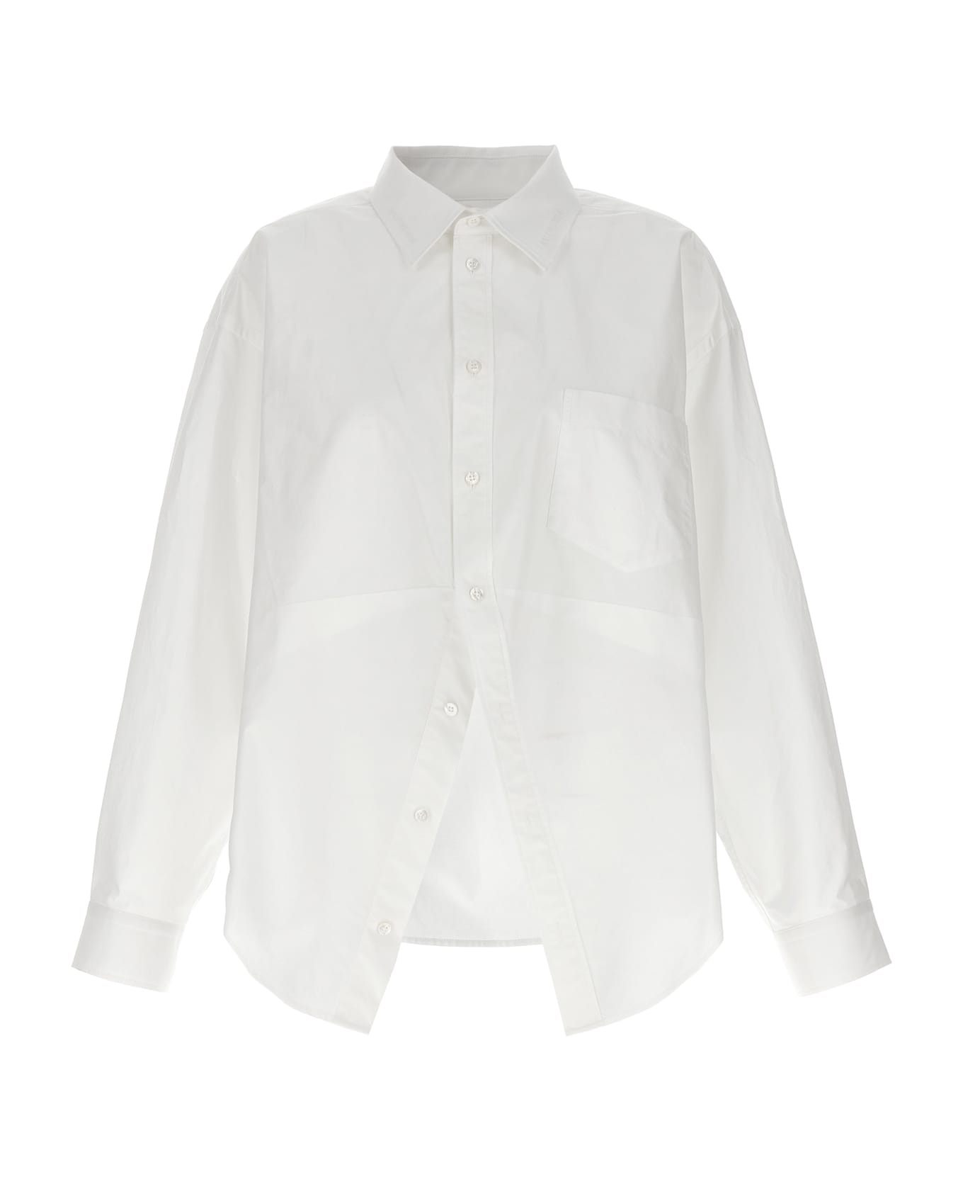 Balenciaga Asymmetric Shirt - White