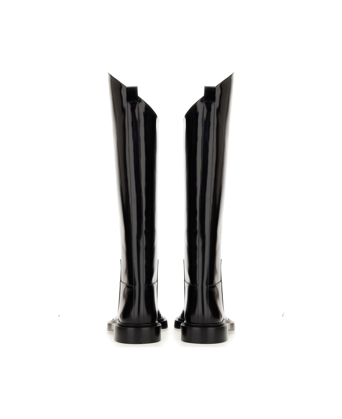 Jil Sander Leather Boot - BLACK