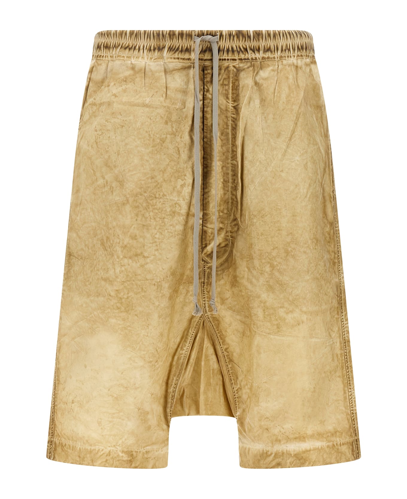 DRKSHDW 
drawstring Pods
 Bermuda Shorts - Beige