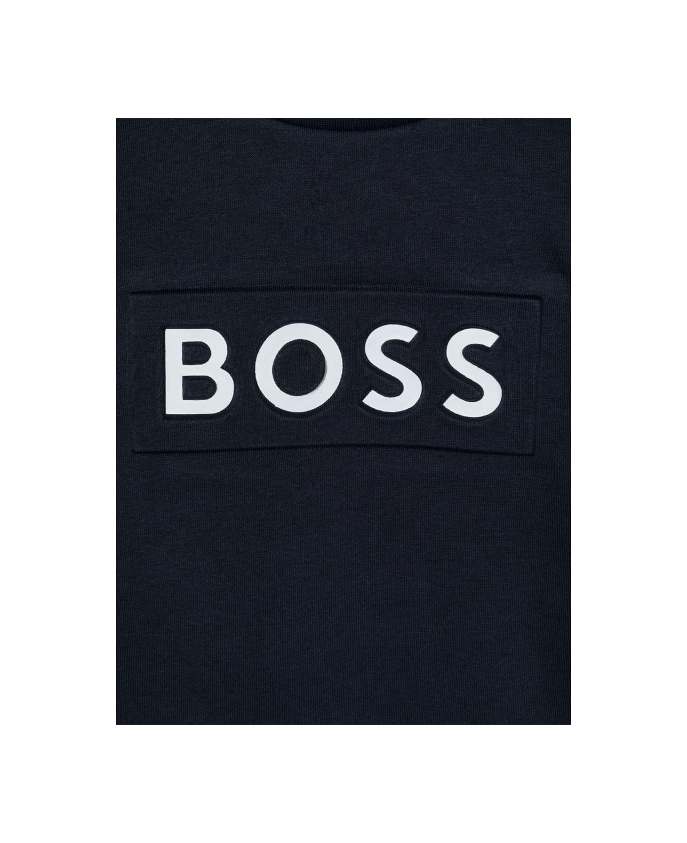 Hugo Boss Logo Crewneck Sweatshirt - BLUE