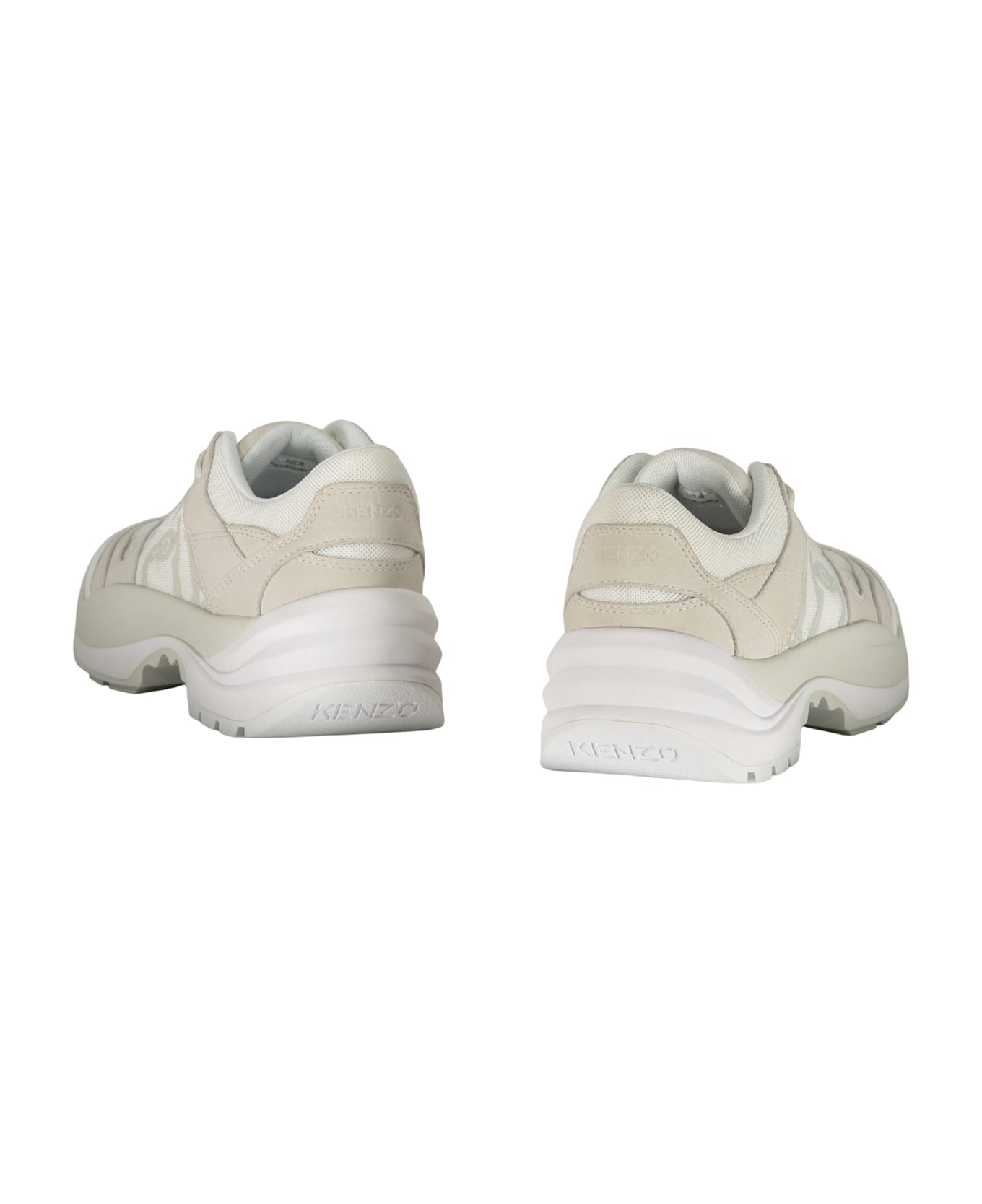 Kenzo Leather Sneakers - White
