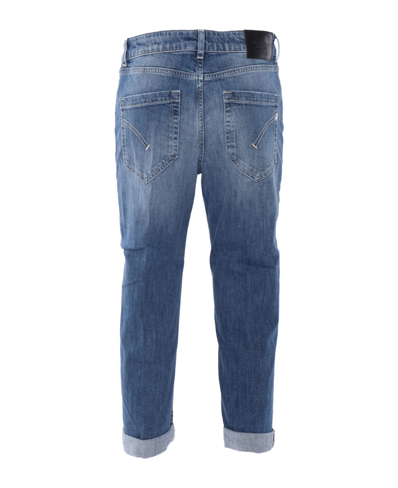 Dondup Blue High-waisted Jeans - BLUE