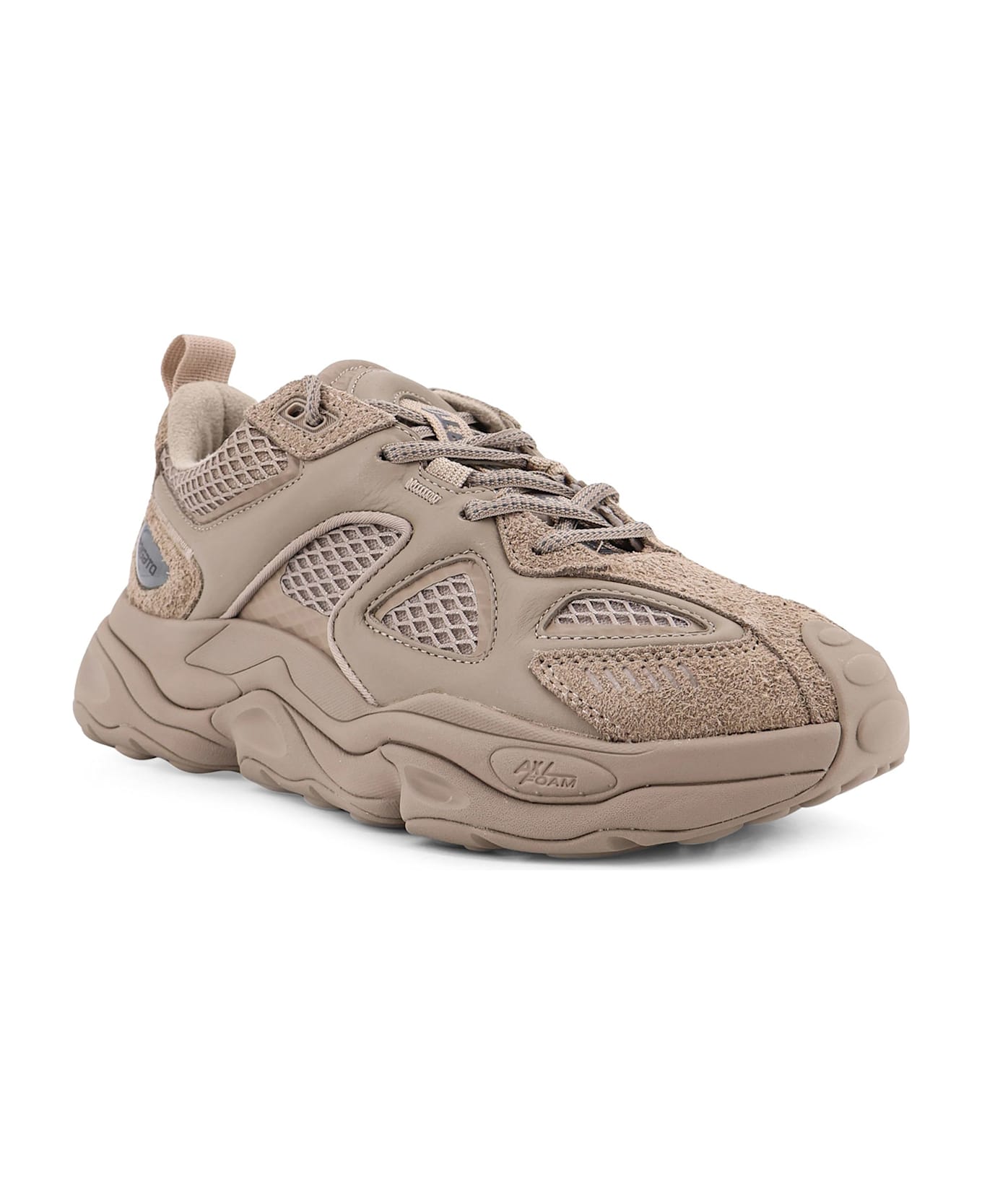 Axel Arigato Satellite Runner Suede And Leather Low-top Sneakers - Blackblack