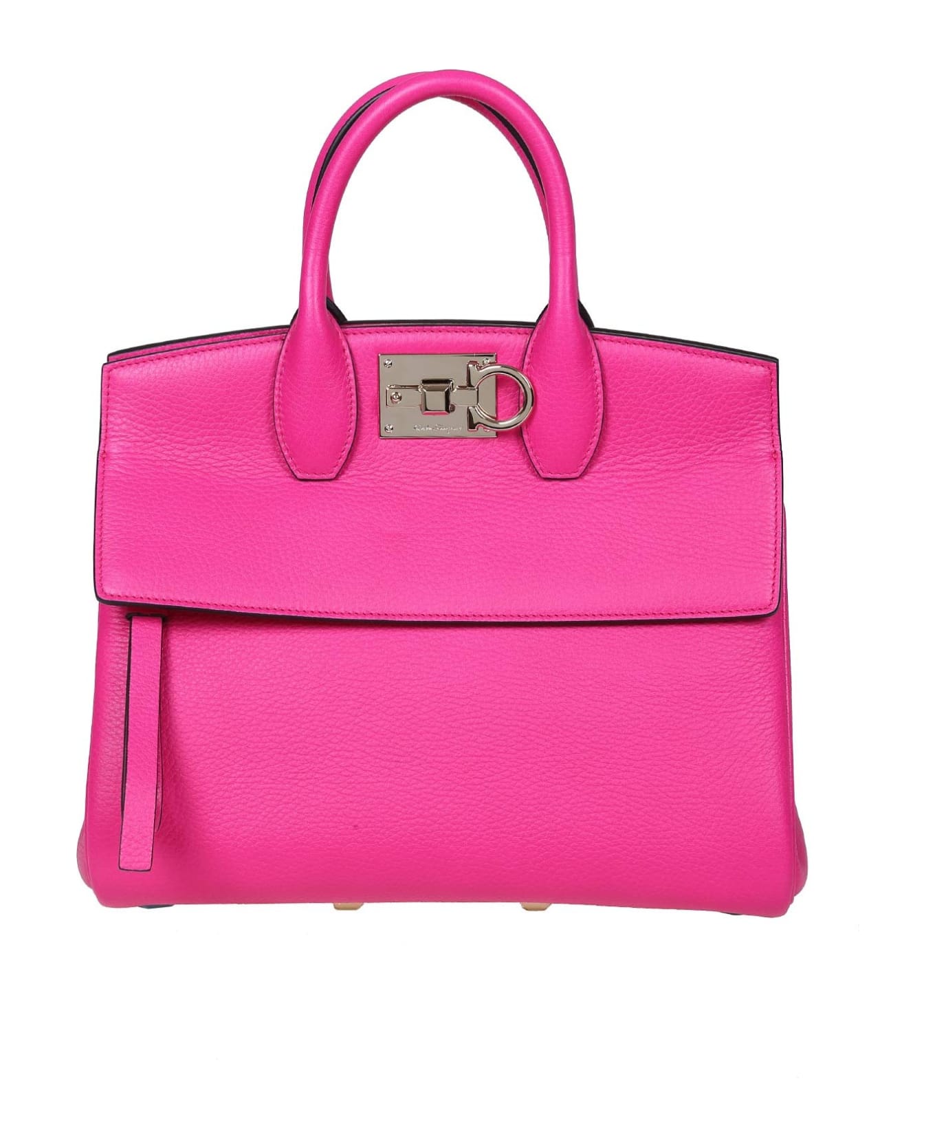 Ferragamo Small Studio Bag In Hot Pink Color Leather | italist, ALWAYS ...