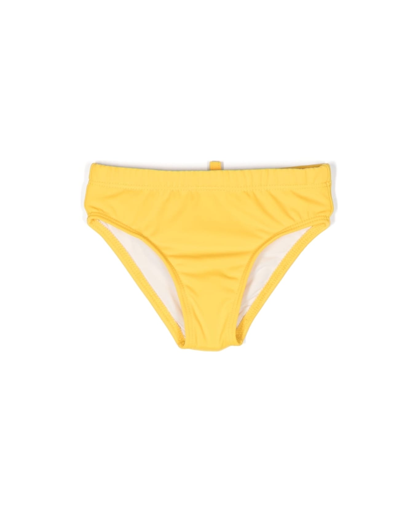 Dsquared2 Swimsuit With Print - Yellow 水着