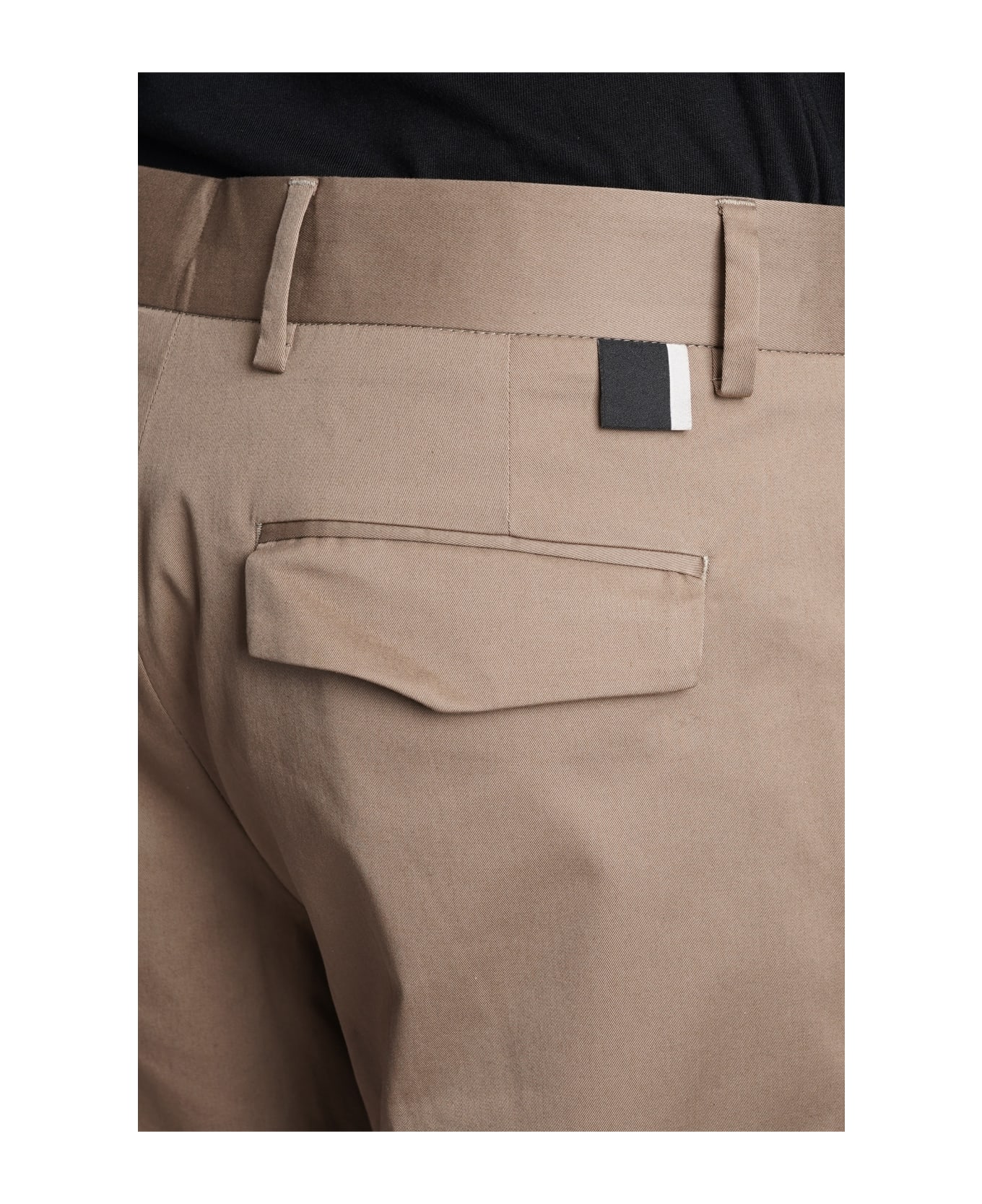 Low Brand Oyster Pants In Beige Cotton - beige