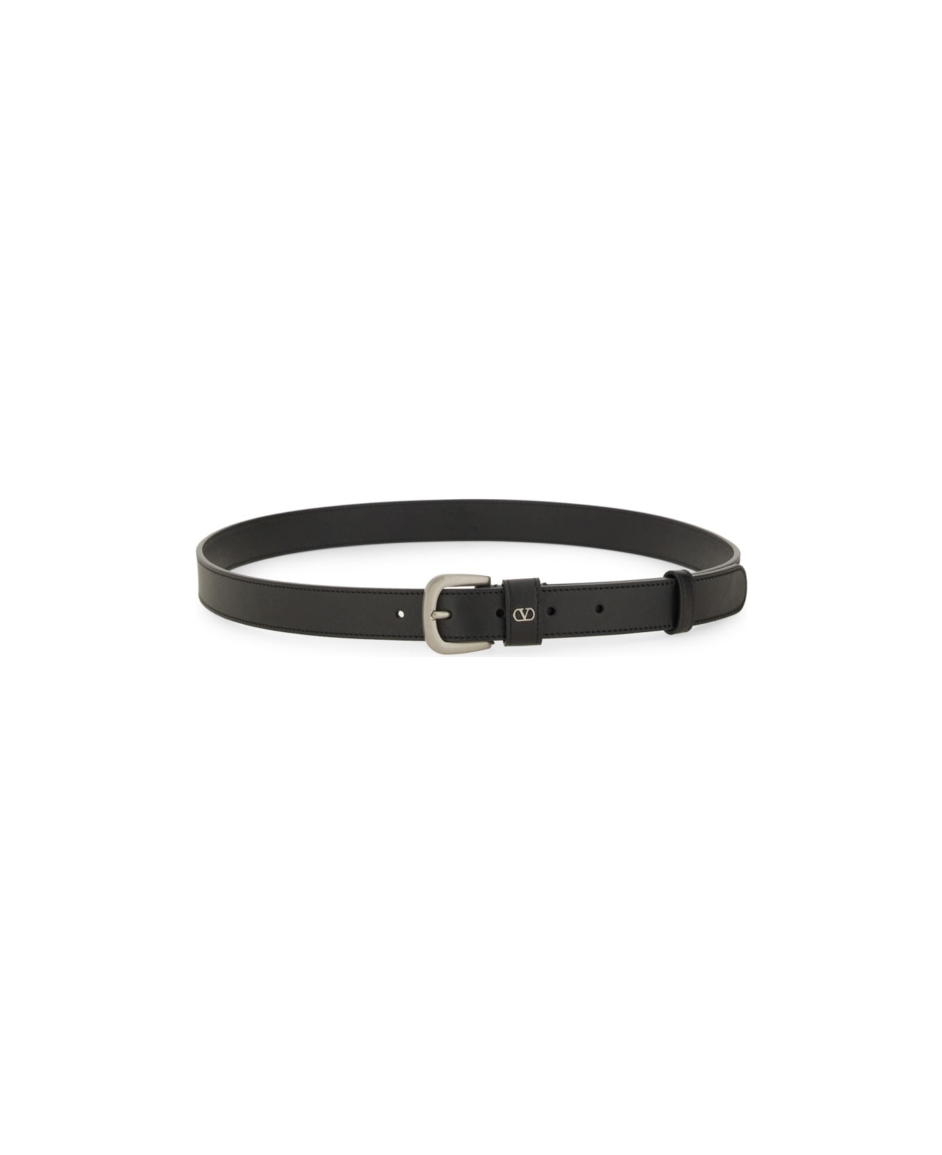 Valentino Garavani "vlogo Signature" Belt - BLACK