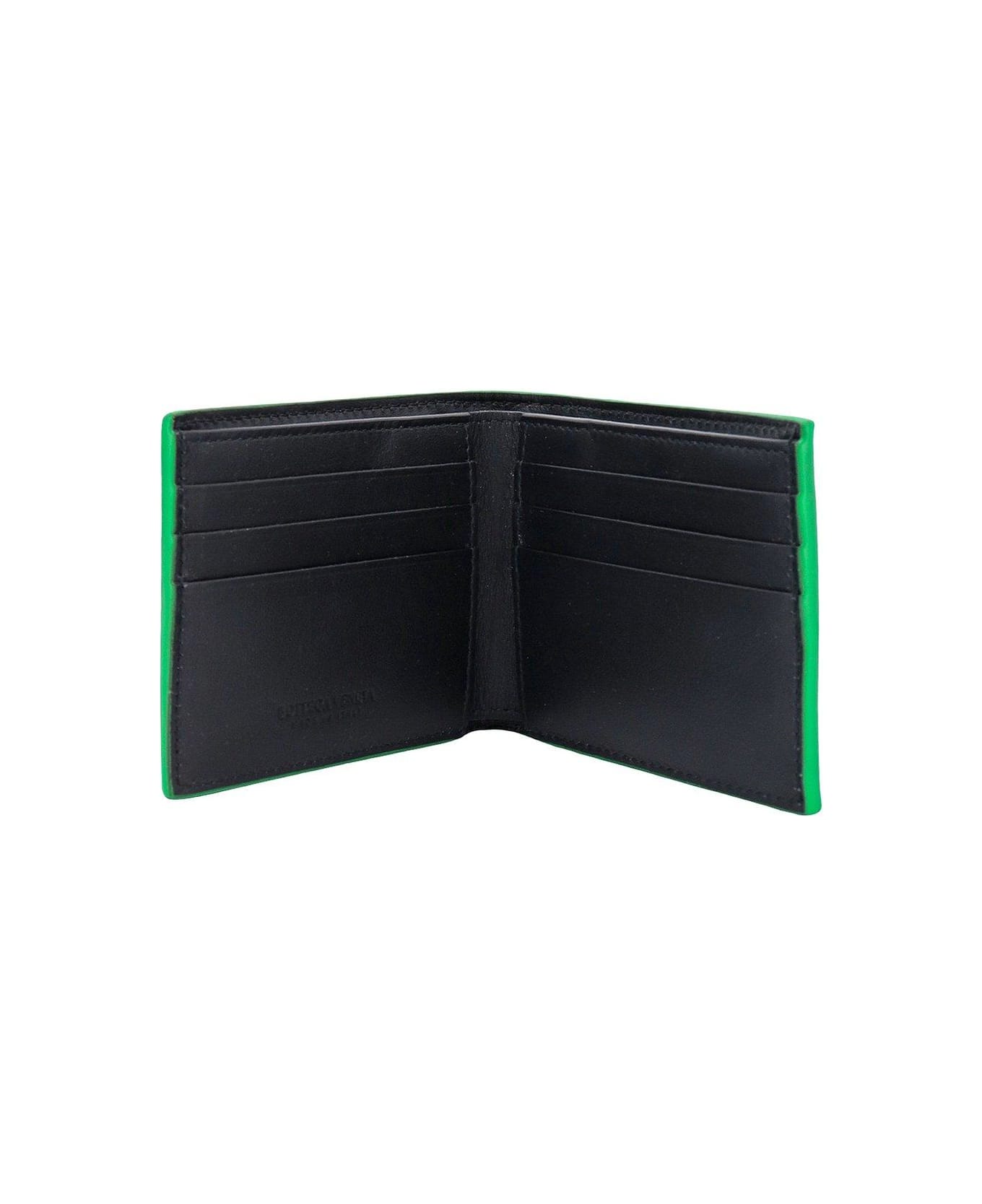 Bottega Veneta Cassette Bi-fold Wallet - BLACK