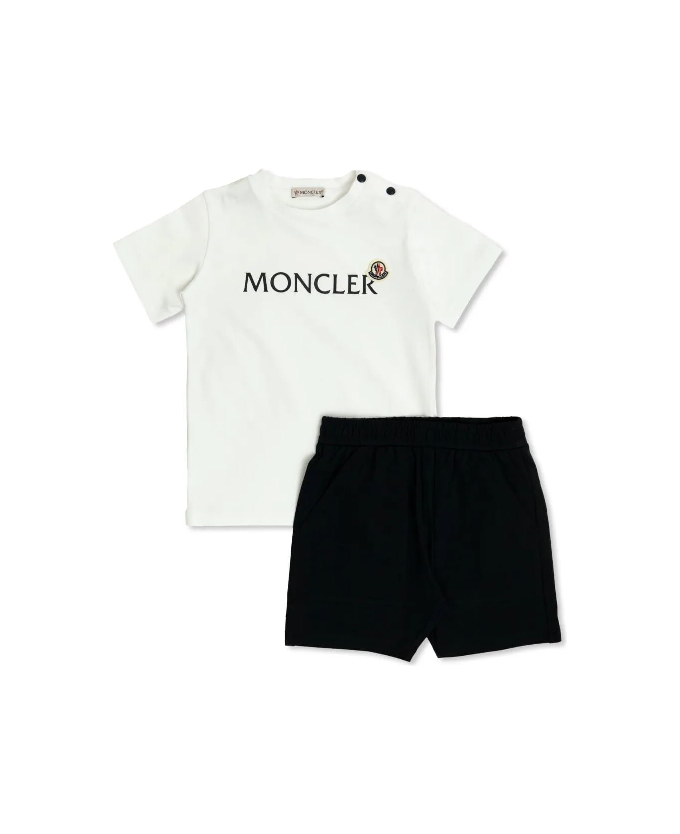 Moncler Overall Set - White Navy