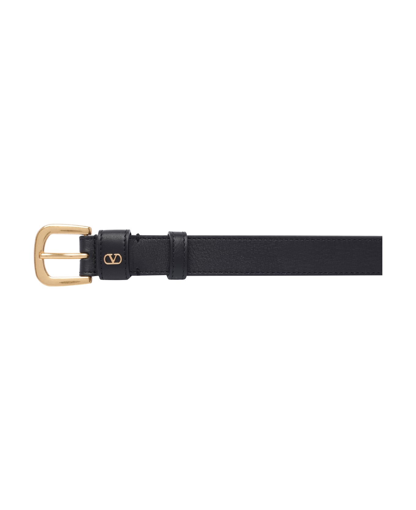 Valentino Garavani Vlogo Signature Belt - Black