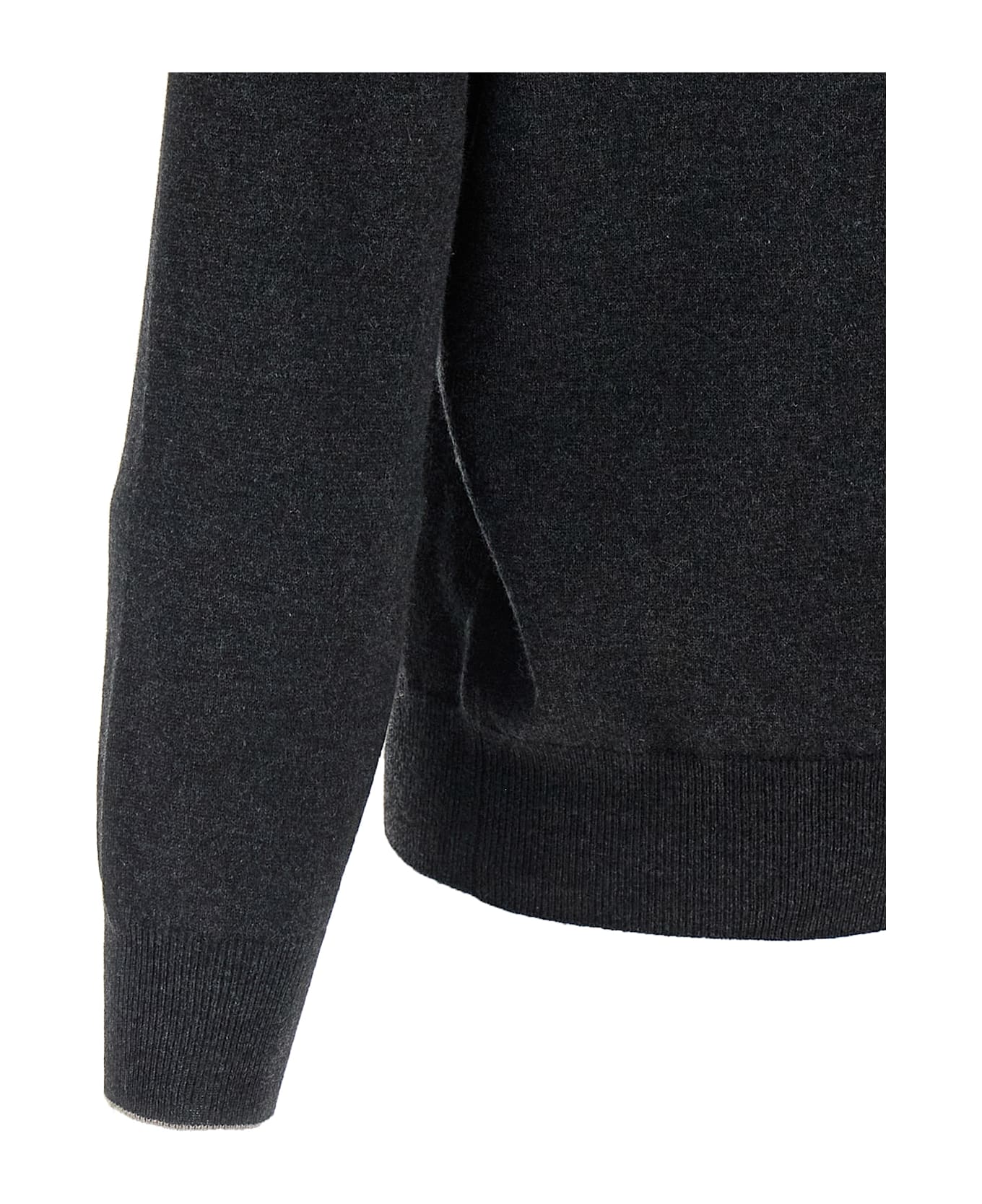 Brunello Cucinelli Zip Cardigan - Gray