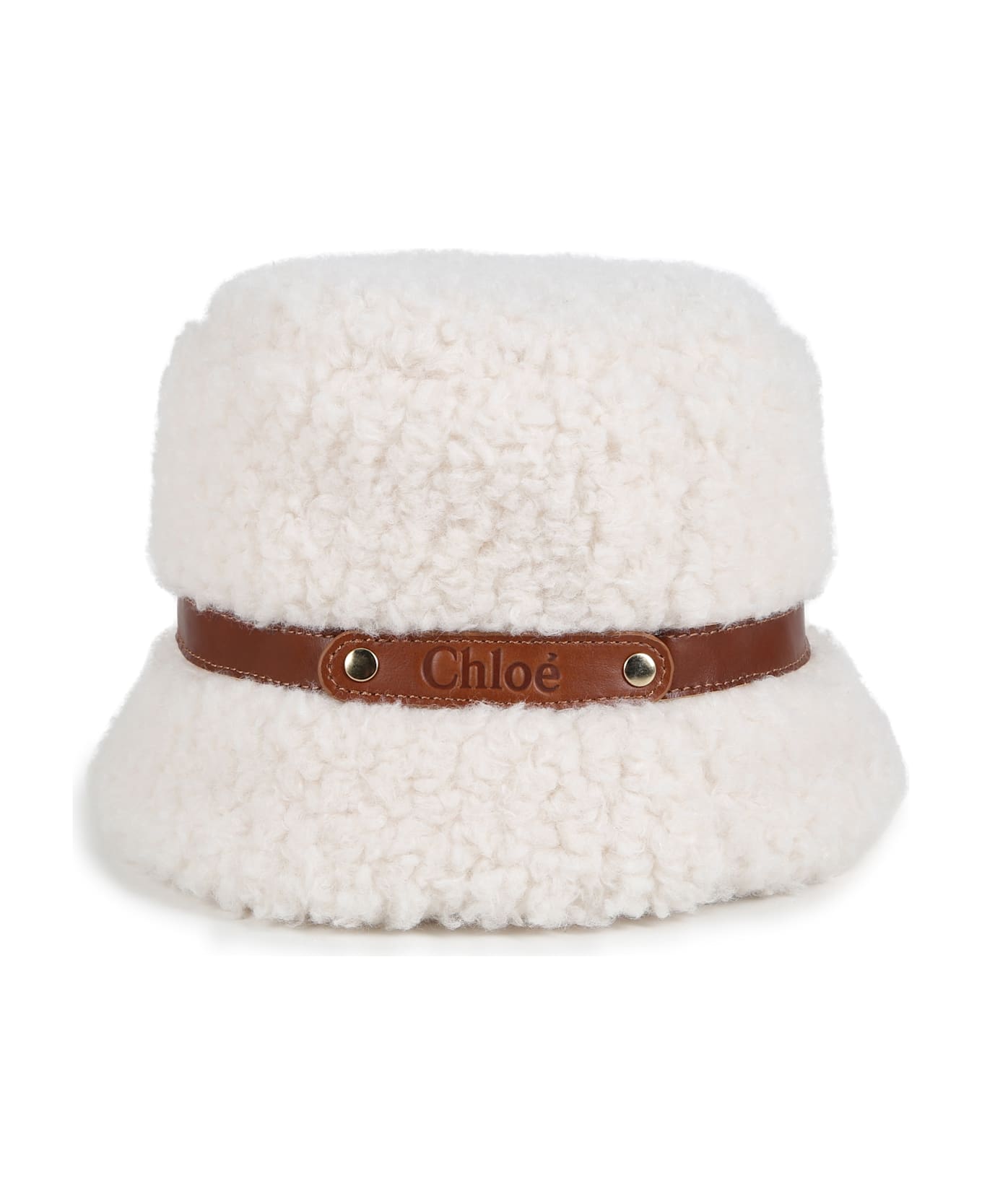 Chloé Hat With Logo - Beige