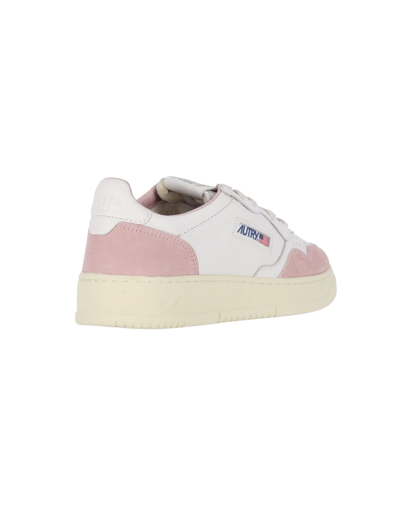 Autry 'medalist' Low-top Sneakers - Rosa