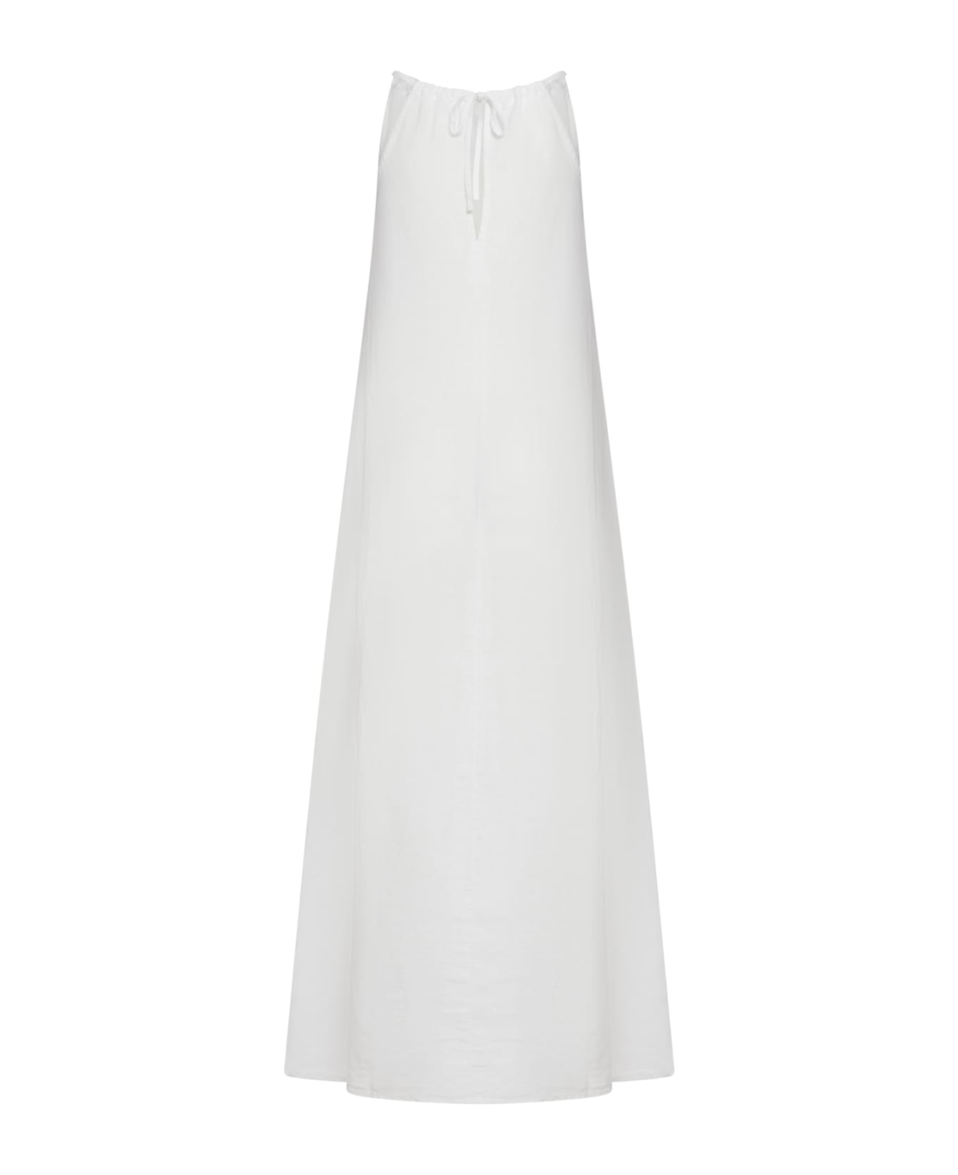 120% Lino Woman Dress - White