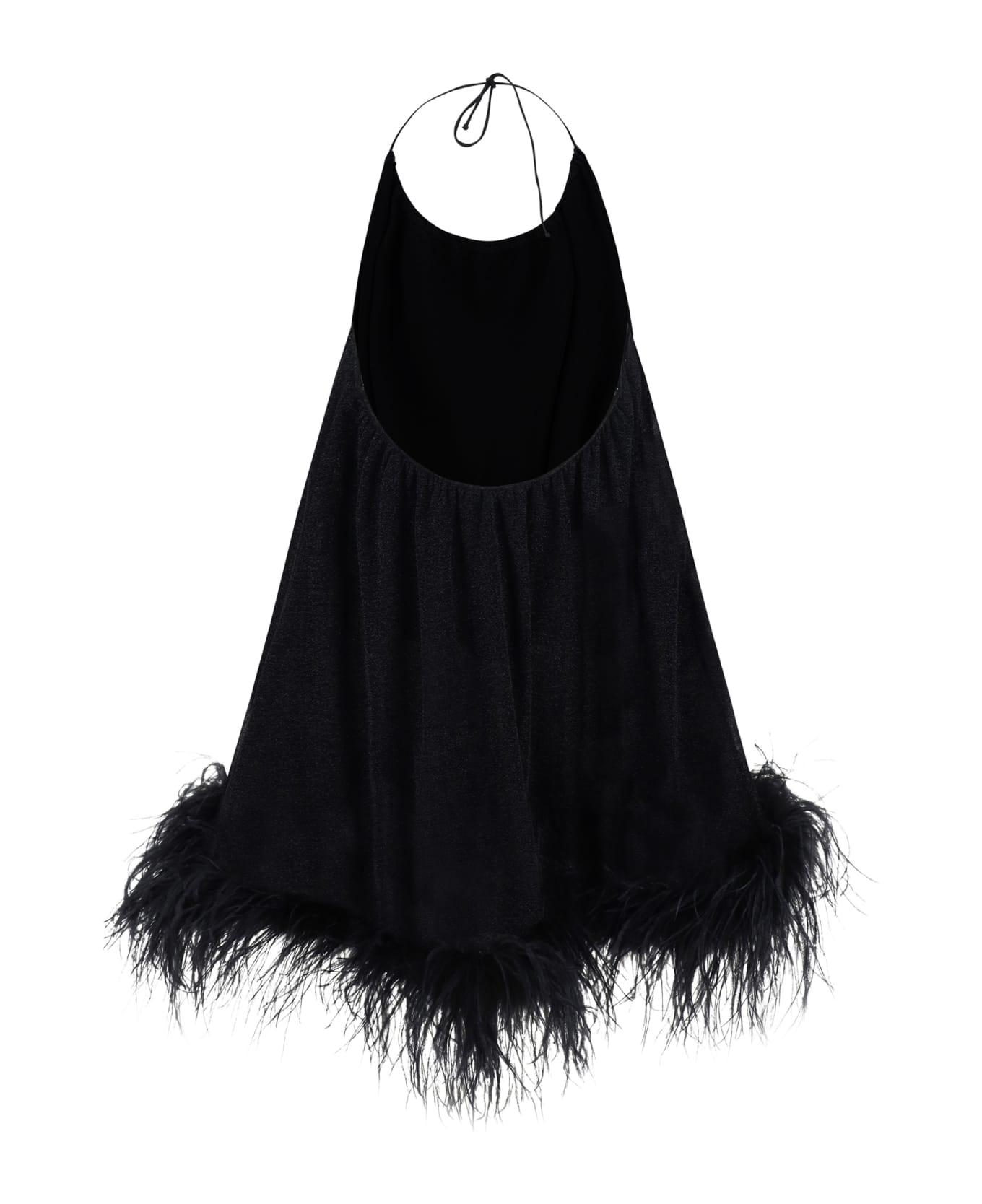 Oseree Lumiere Plumage Dress - Black