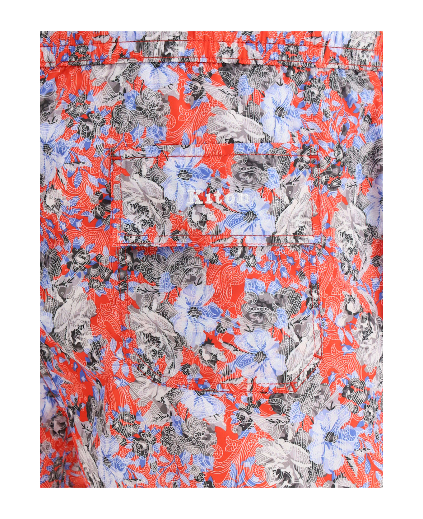 Kiton Paisley Print Swimshorts