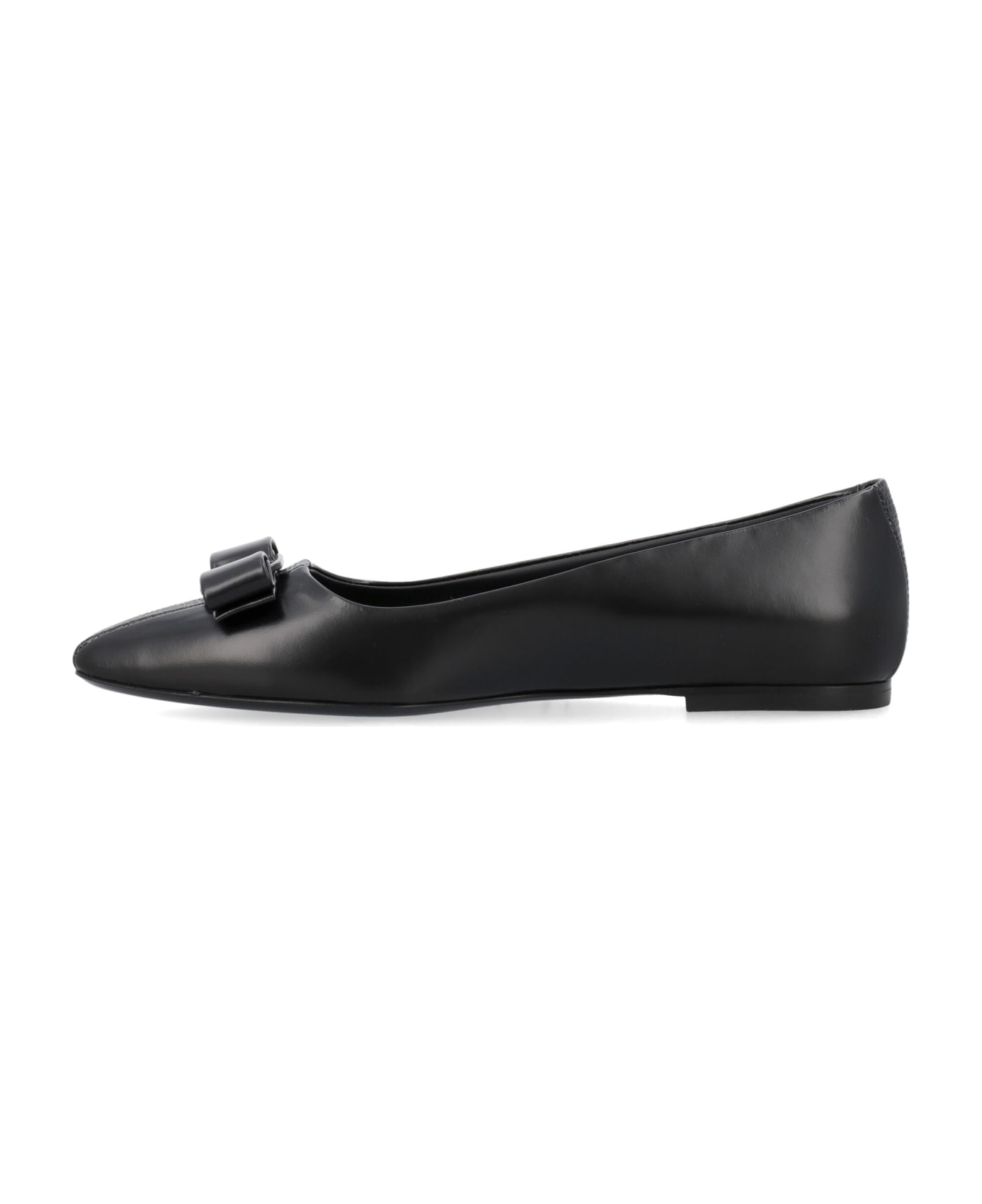 Ferragamo Siwar Ballet Flats - Nero