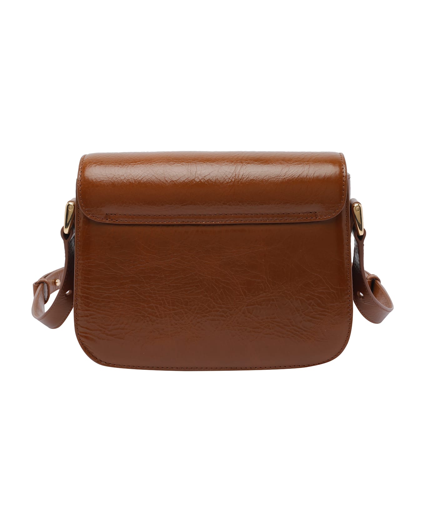 A.P.C. Small Crossbody Bag - Brown