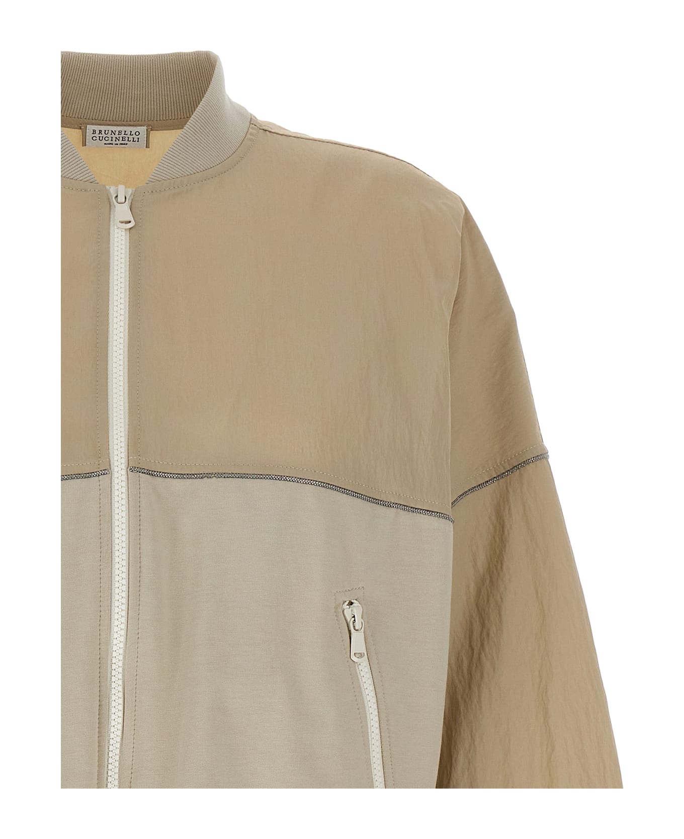 Two-material Sweatshirt - Thumbnail 4