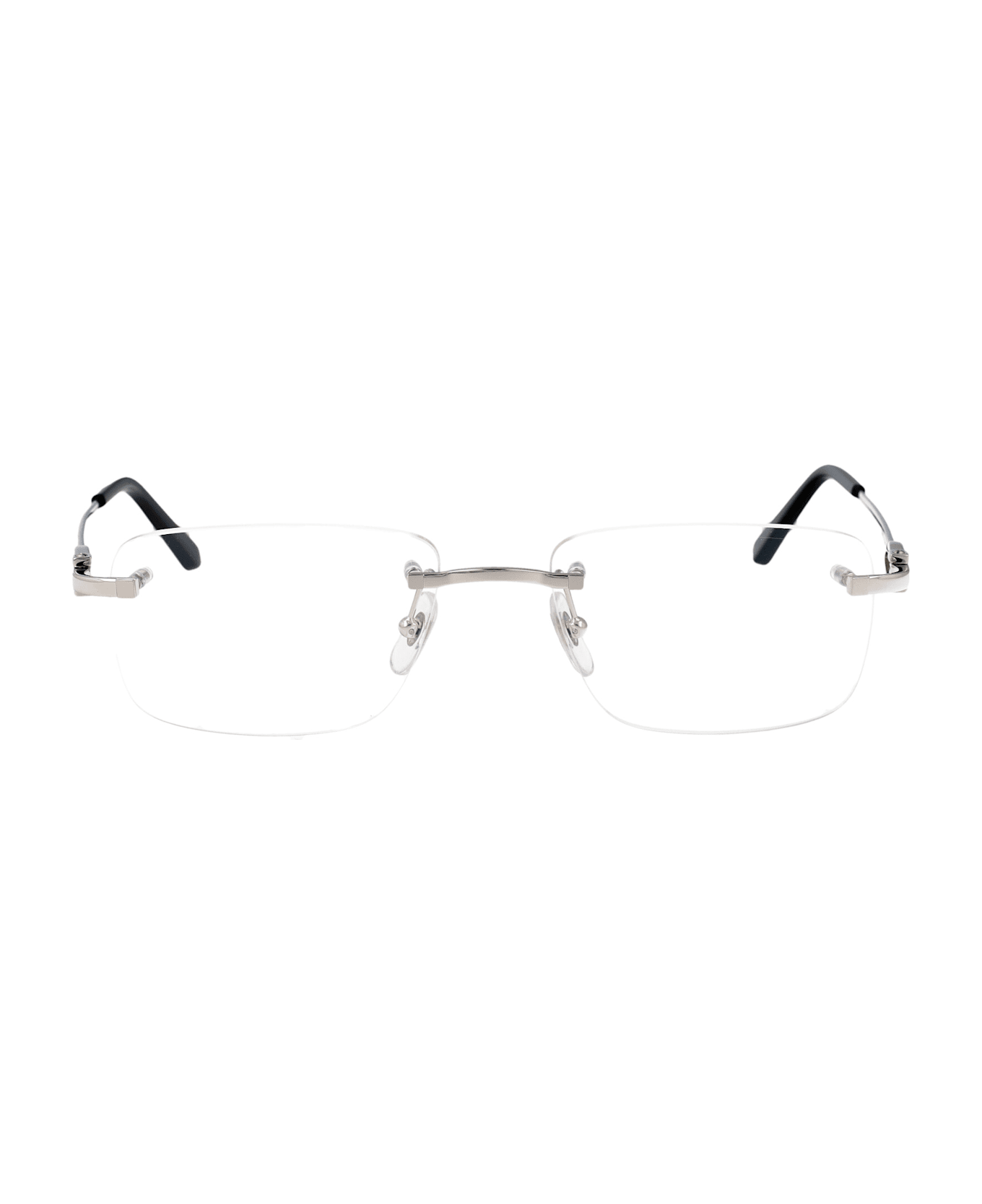 Cartier Eyewear Ct0521o Glasses - SILVER SILVER TRANSPARENT