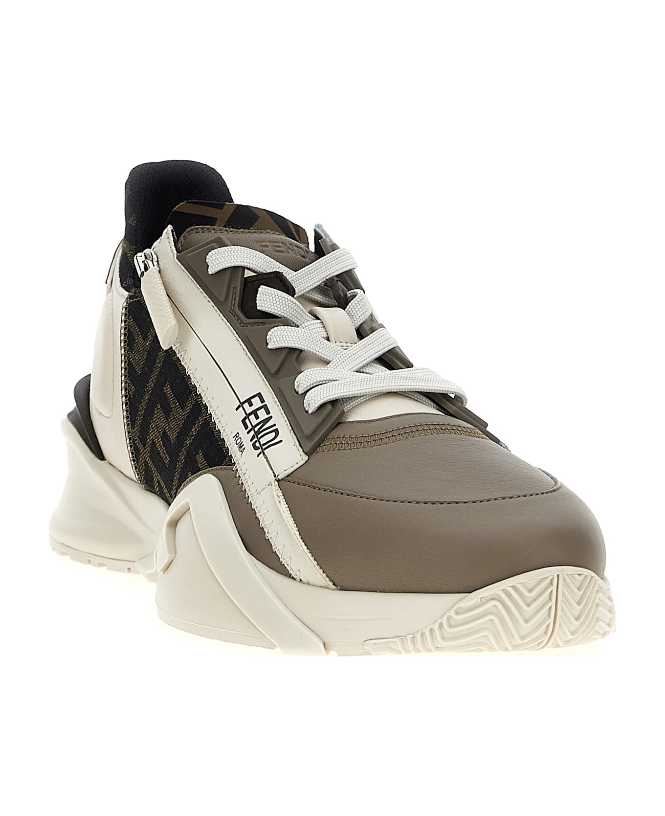 Fendi 'fendi Flow' Sneakers - Beige