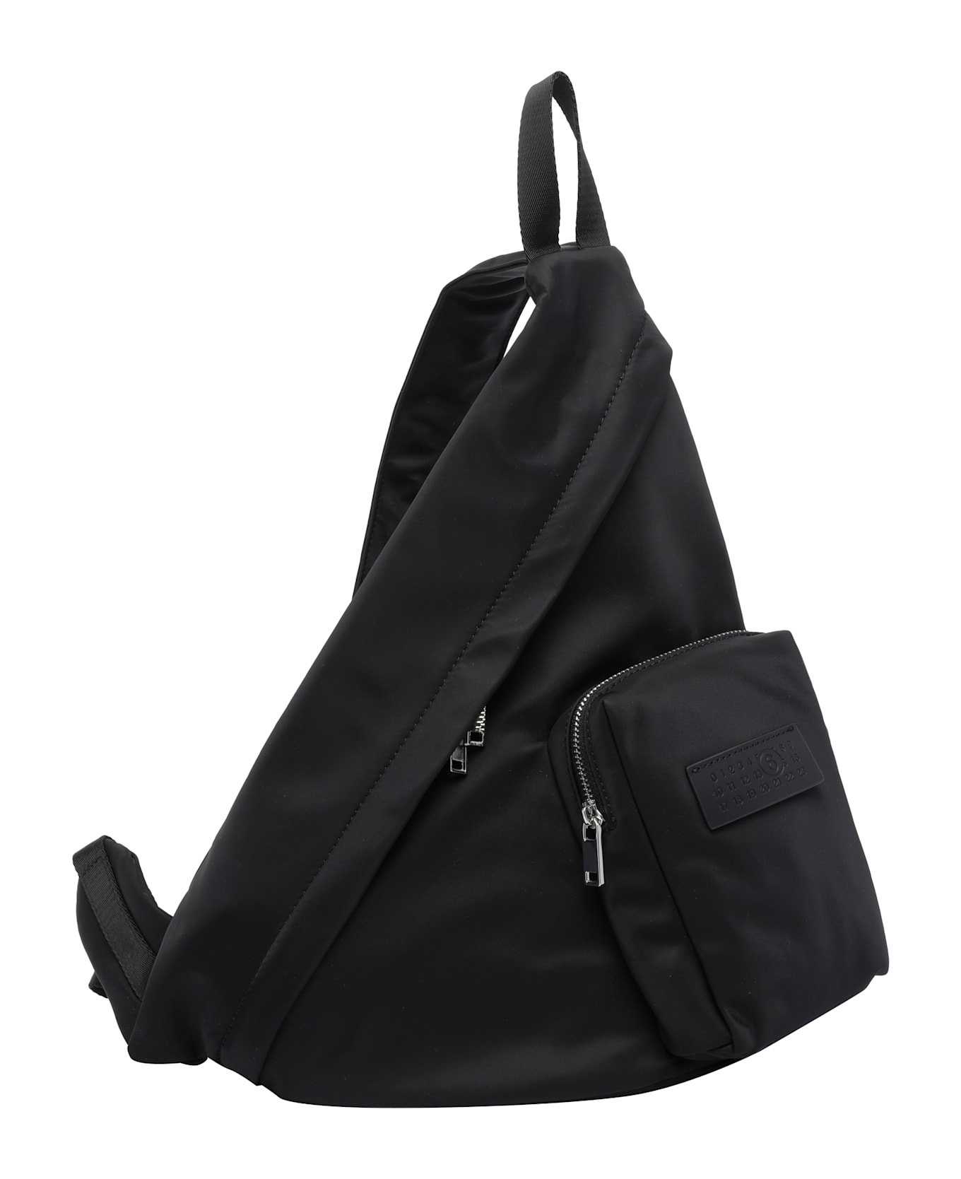 MM6 Maison Margiela Japanese Sling Shoulder Bag - Black
