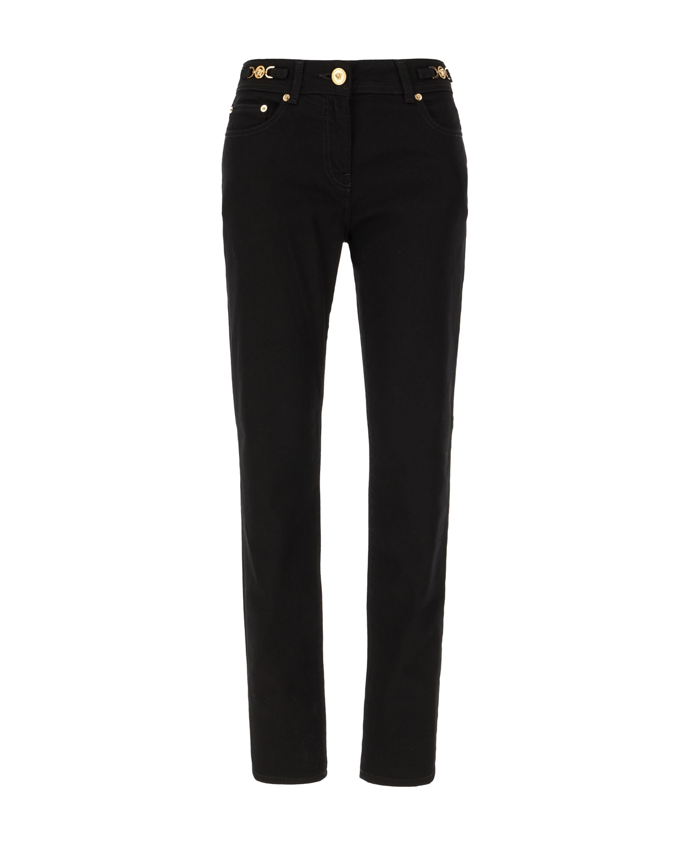 Versace Black Denim Jeans - BLACK