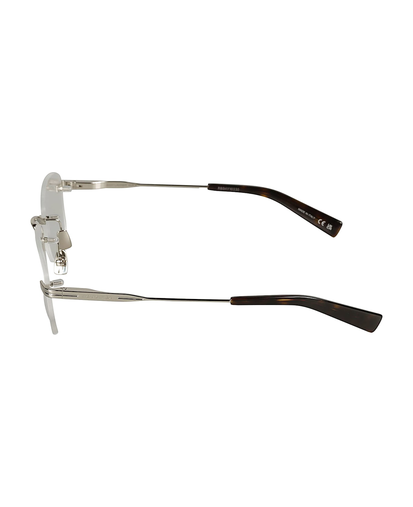 Saint Laurent Eyewear Sl744 Glasses - SILVER-SILVER-TRANSPARENT