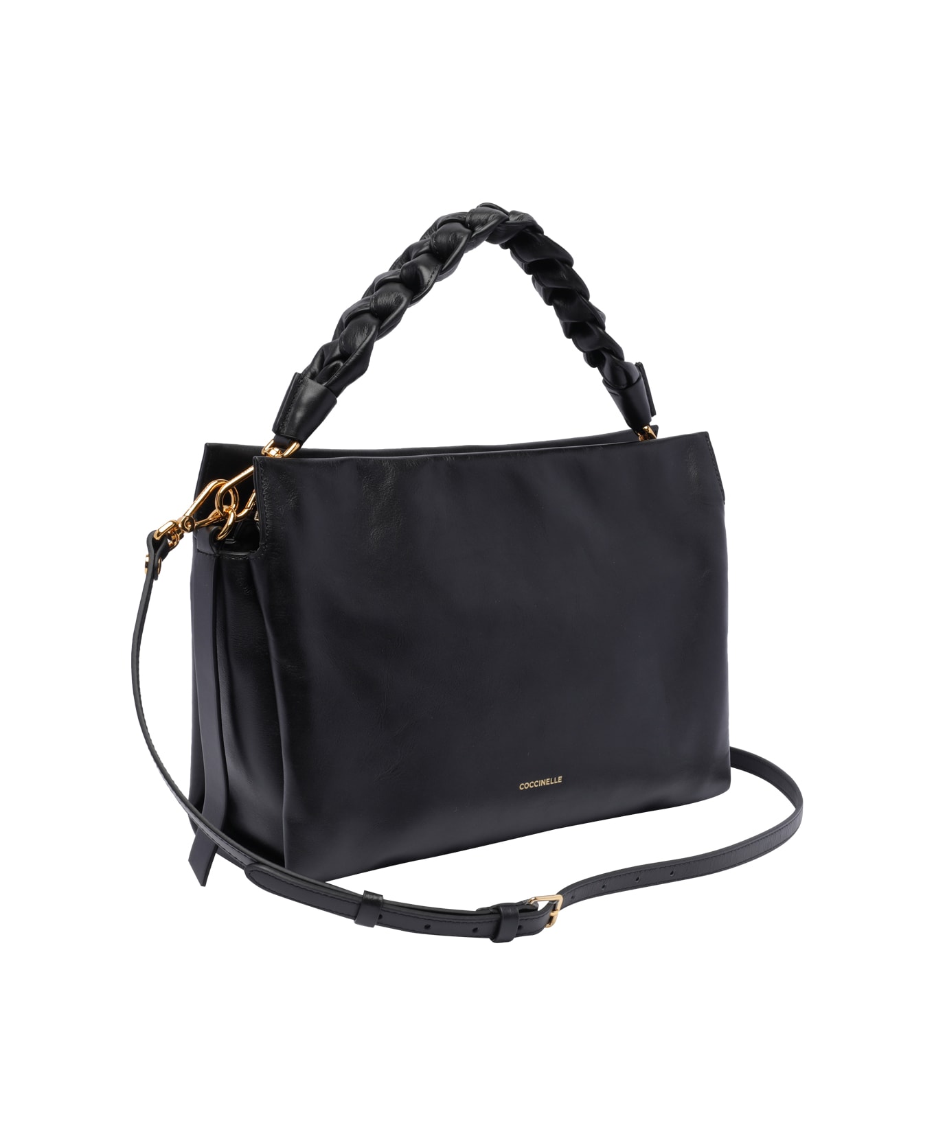 Coccinelle Boheme Shoulder Bag Medium - Black