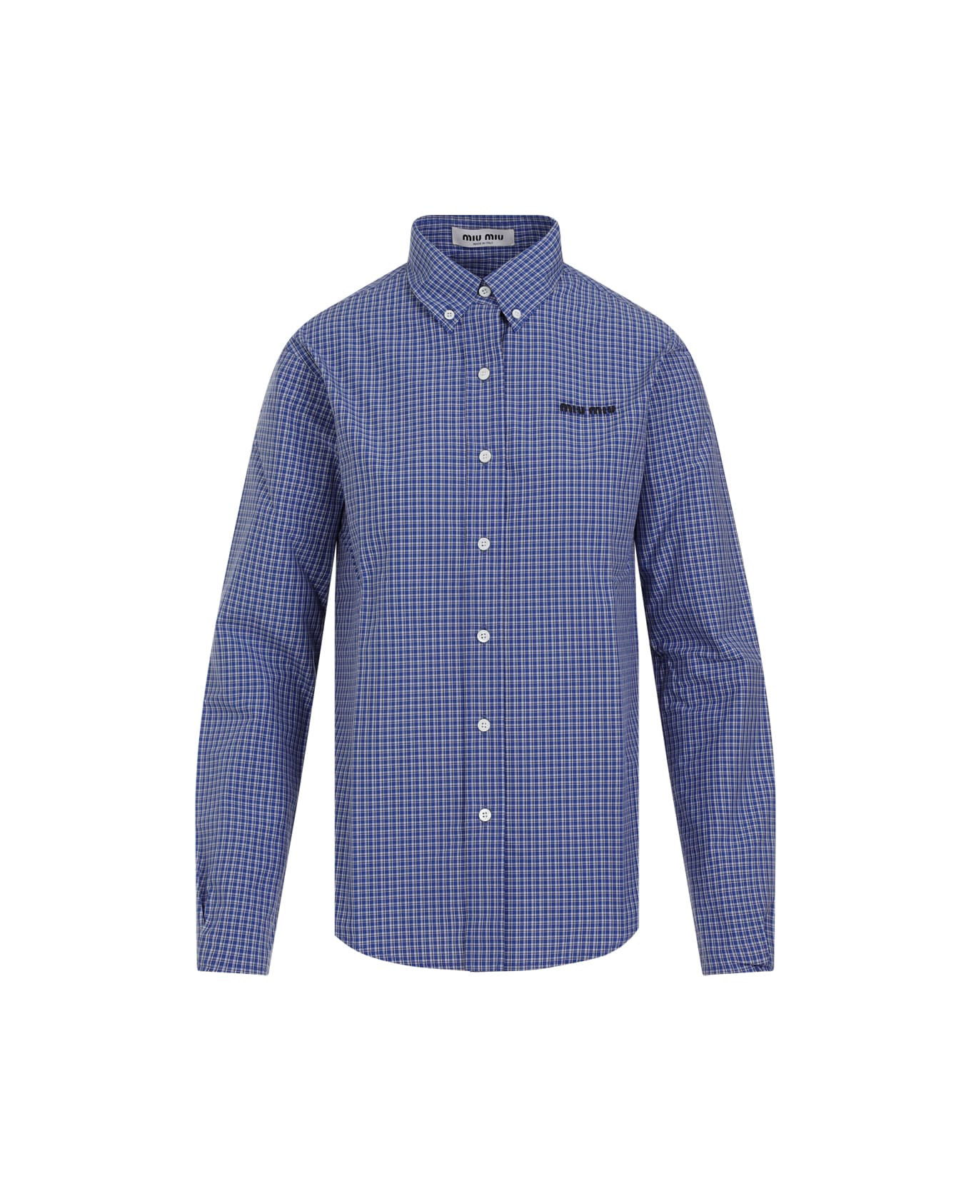 Miu Miu Cotton Shirt - Azzurro シャツ