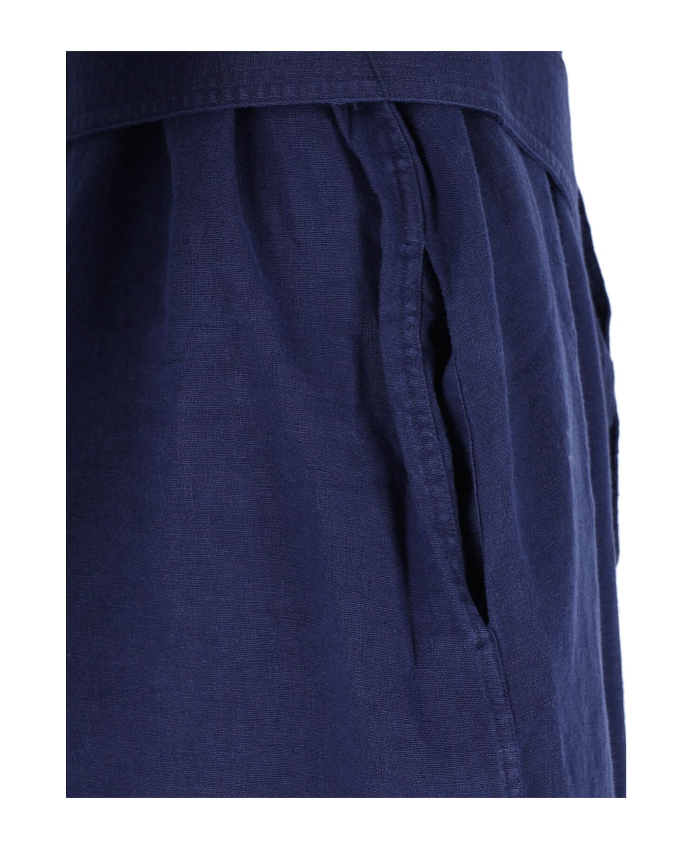 Polo Ralph Lauren Chemisier Midi Dress - Blue