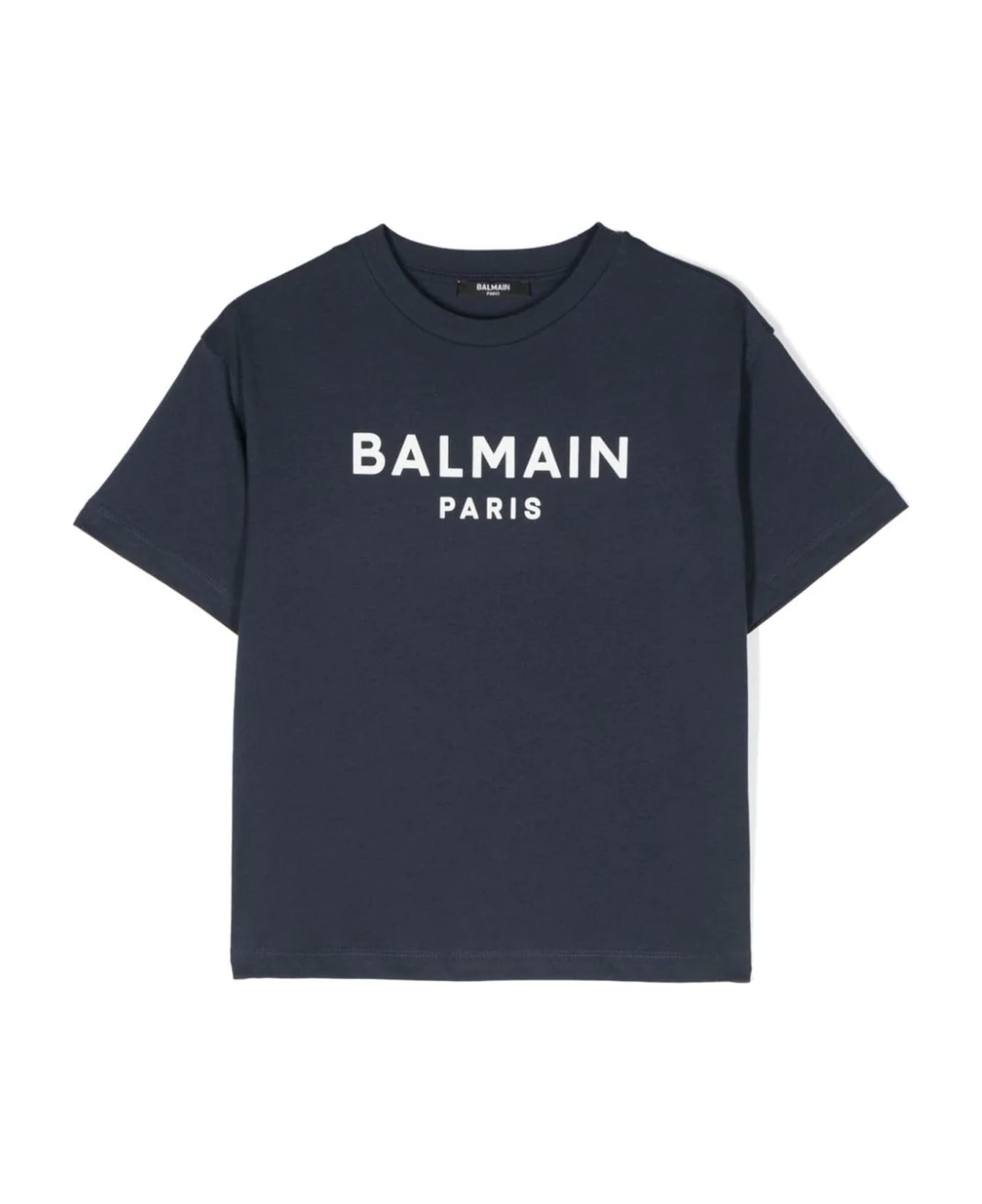 Balmain T-shirts And Polos Blue - Blue