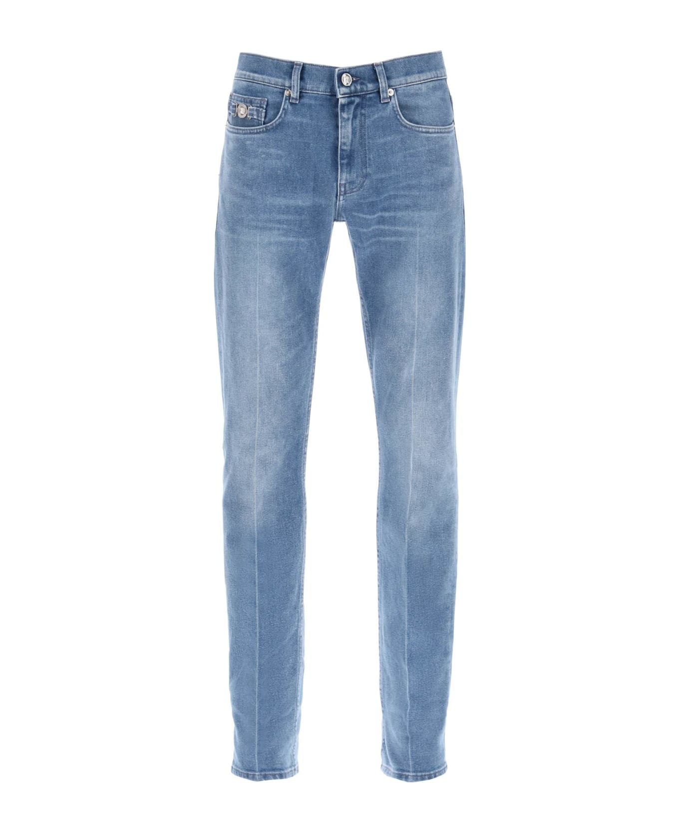 Versace 5-pocket Slim Fit Jeans - Blue