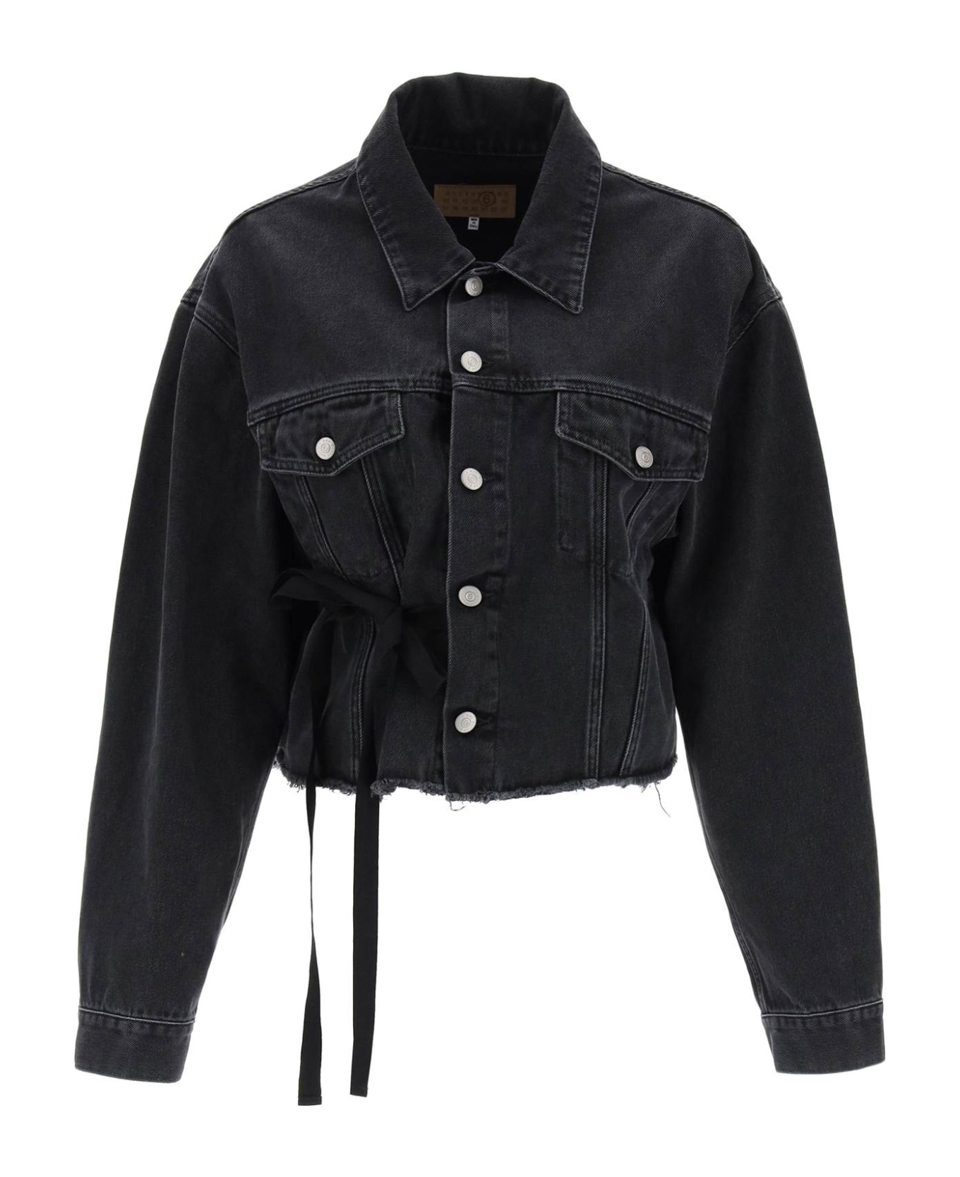 MM6 Maison Margiela Denim Jacket - BLACK (Black) ジャケット