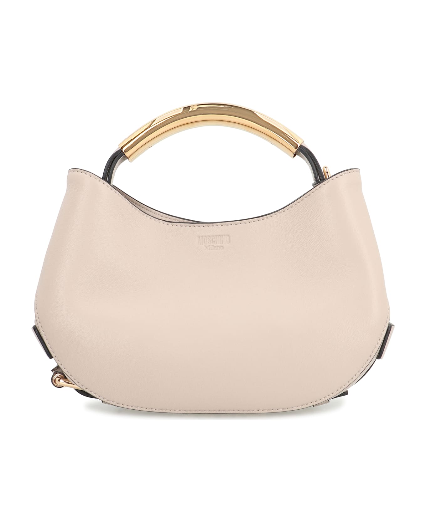 Moschino Leather Handbag - turtledove