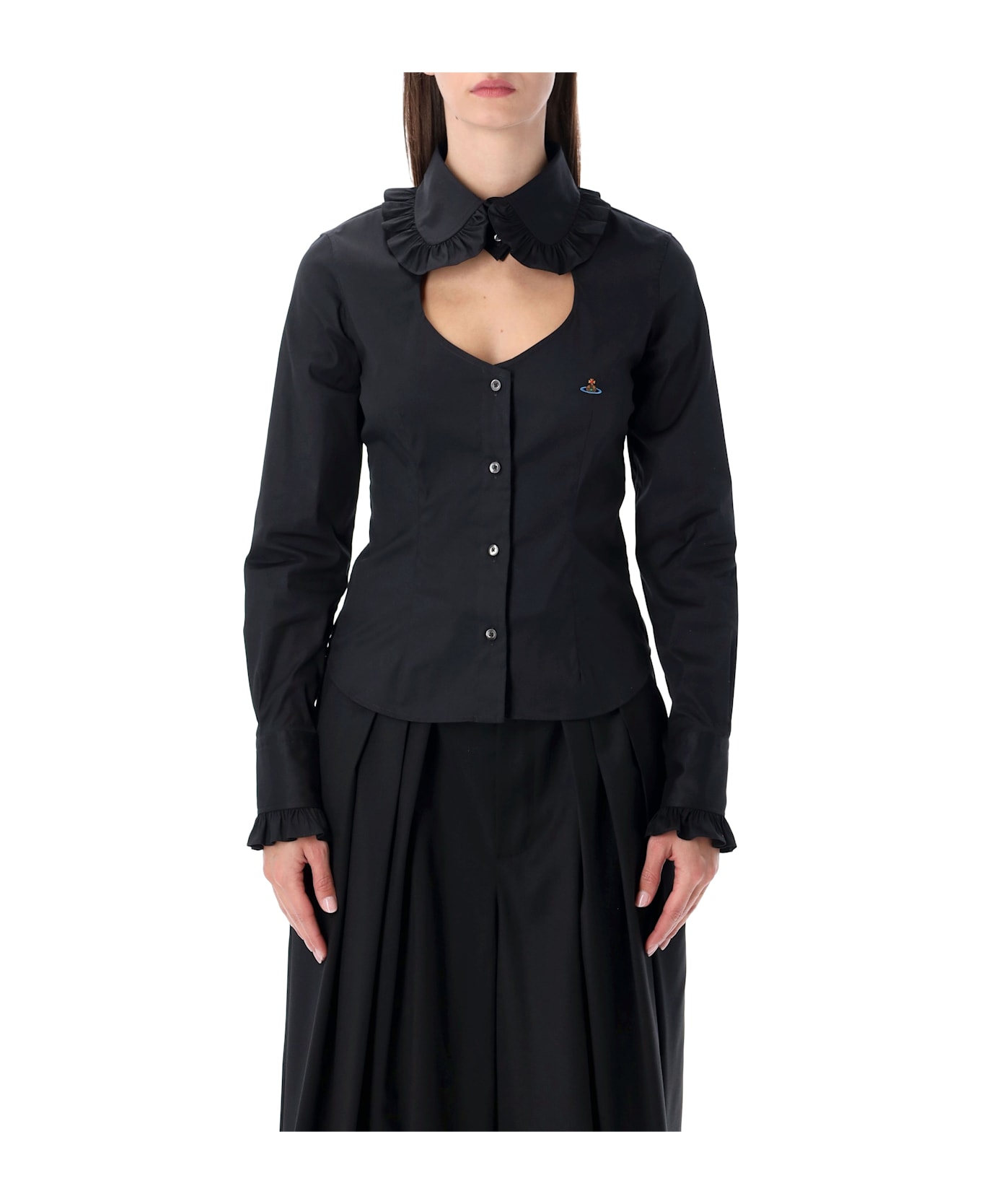 Vivienne Westwood Toulouse Frill Shirt - BLACK
